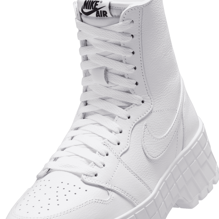 Air Jordan 1 Brooklyn Triple White (W) Angle 4