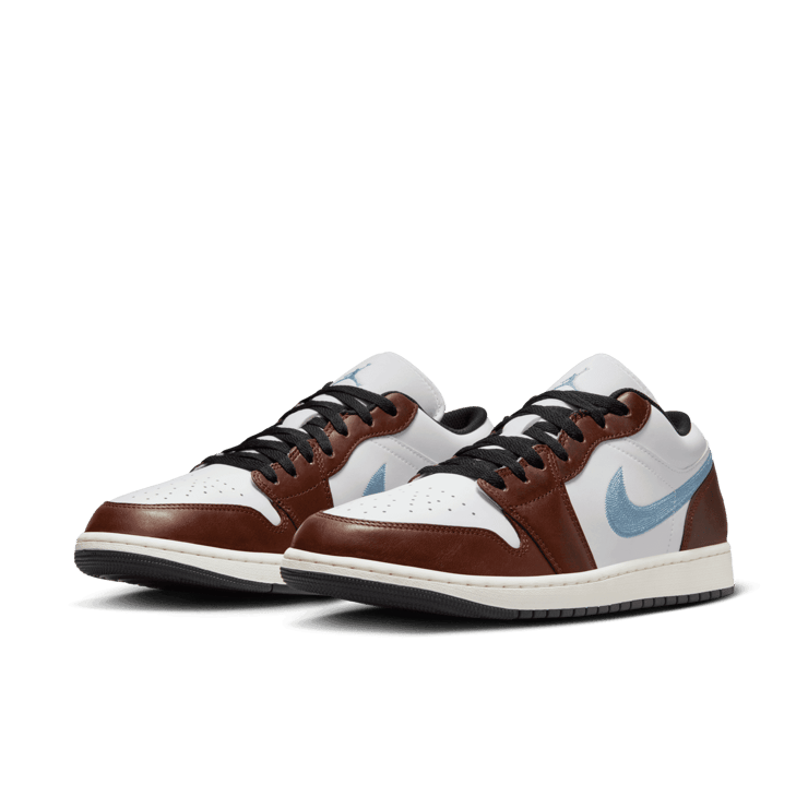 Air Jordan 1 Retro Low SE Brown Blue Grey Angle 2