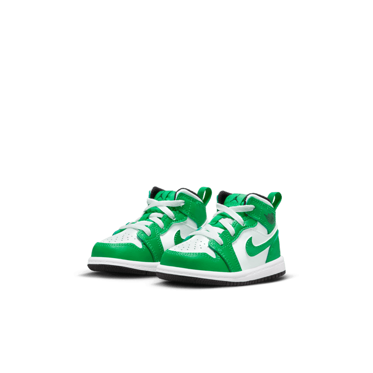 Air Jordan 1 Mid TD 'Lucky Green' Angle 2