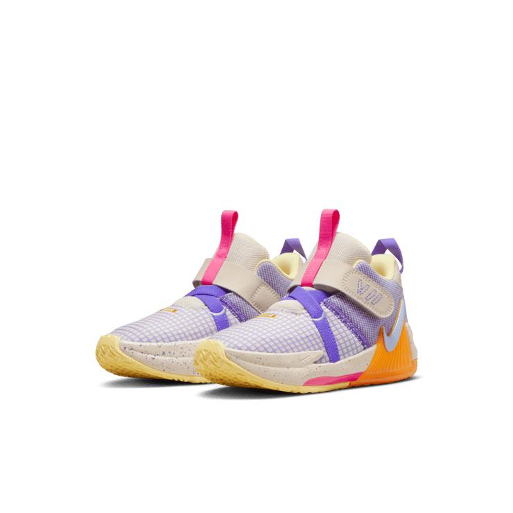 Nike LeBron Witness 7 PS 'Action Grape Vivid Orange' Angle 2