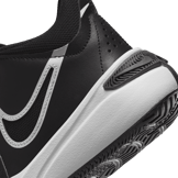 Nike Team Hustle D11 GS 'Black White' Angle 5