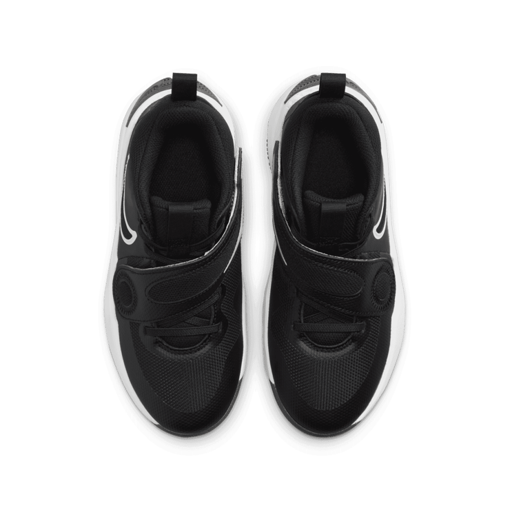Nike Team Hustle D11 GS 'Black White' Angle 1