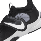 Nike Team Hustle D11 GS 'Black White' Angle 6