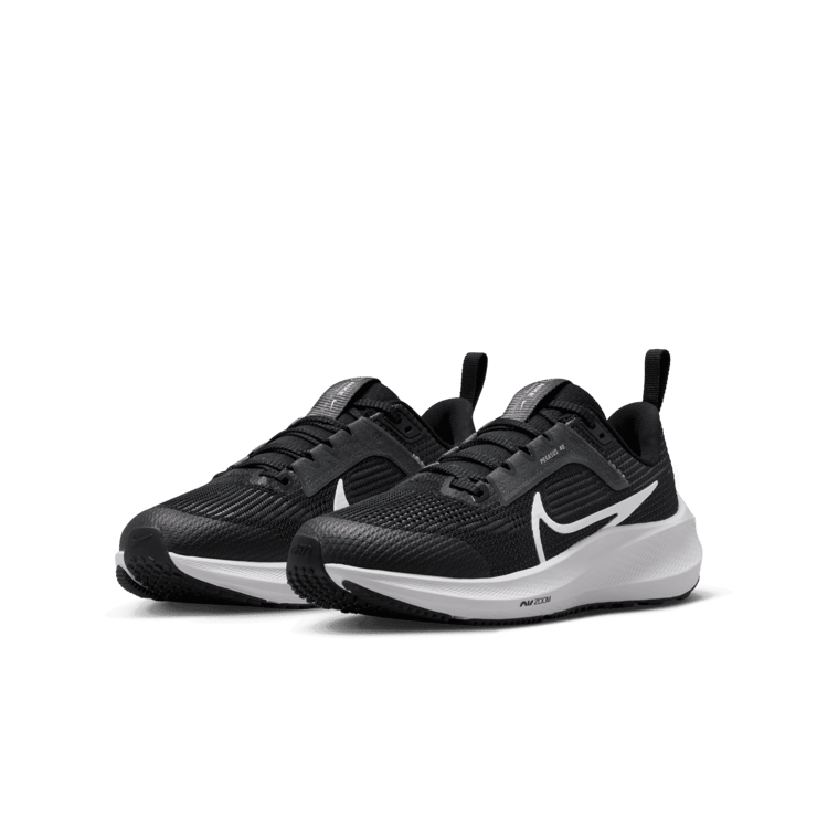 Nike Air Zoom Pegasus 40 GS 'Black White' Angle 2