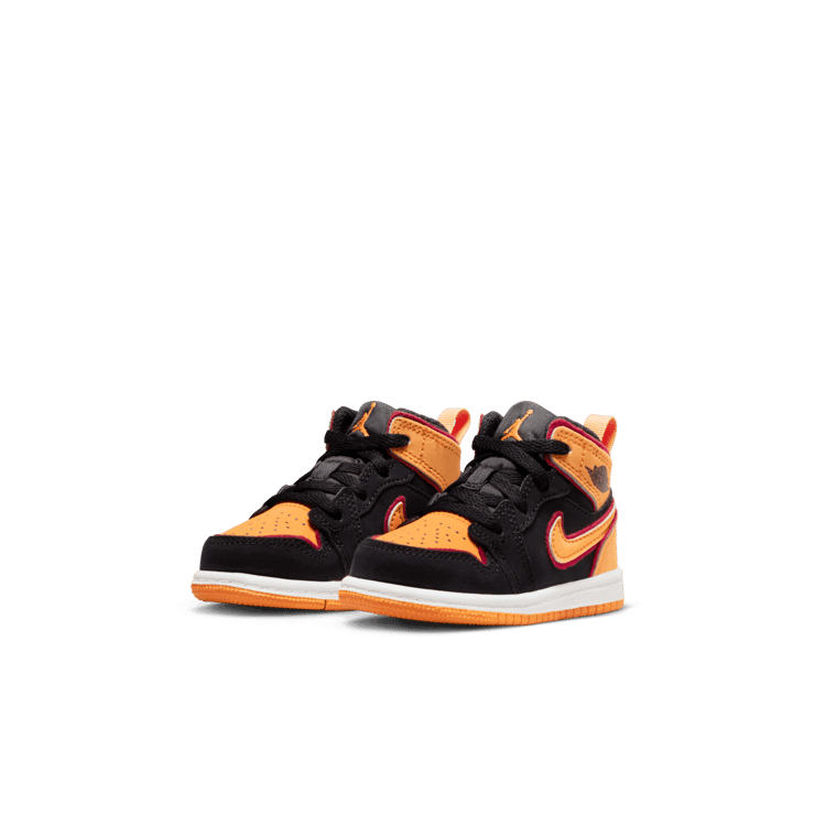 Air Jordan 1 Mid SE TD 'Vivid Orange' Angle 2