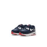 Nike Air Max 90 Leather TD 'Obsidian Track Red' Angle 1