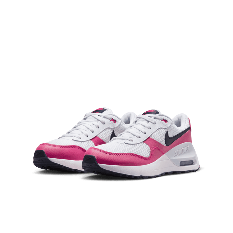 Nike Air Max SYSTM GS 'White Fierce Pink' Angle 1