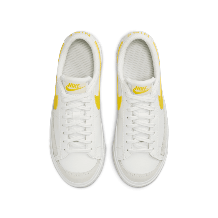 Nike Blazer Low '77 GS 'White Opti Yellow' Angle 1