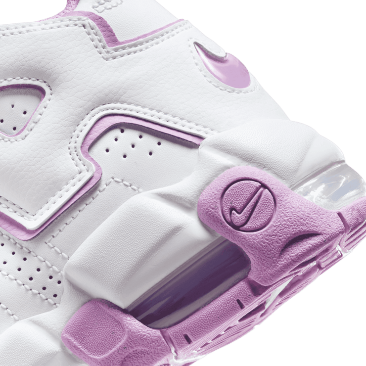 Nike Air More Uptempo GS 'White Rush Fuchsia' Angle 5