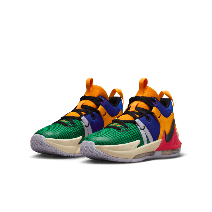 Nike LeBron Witness 7 GS 'Multi-Color' Angle 2