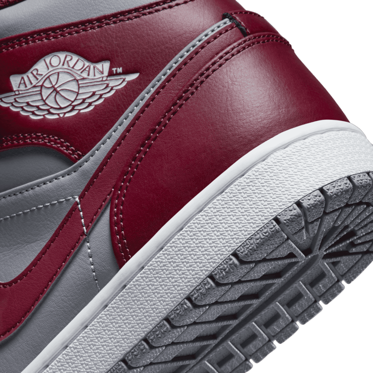 Air Jordan 1 Mid Cherrywood Cement Angle 5