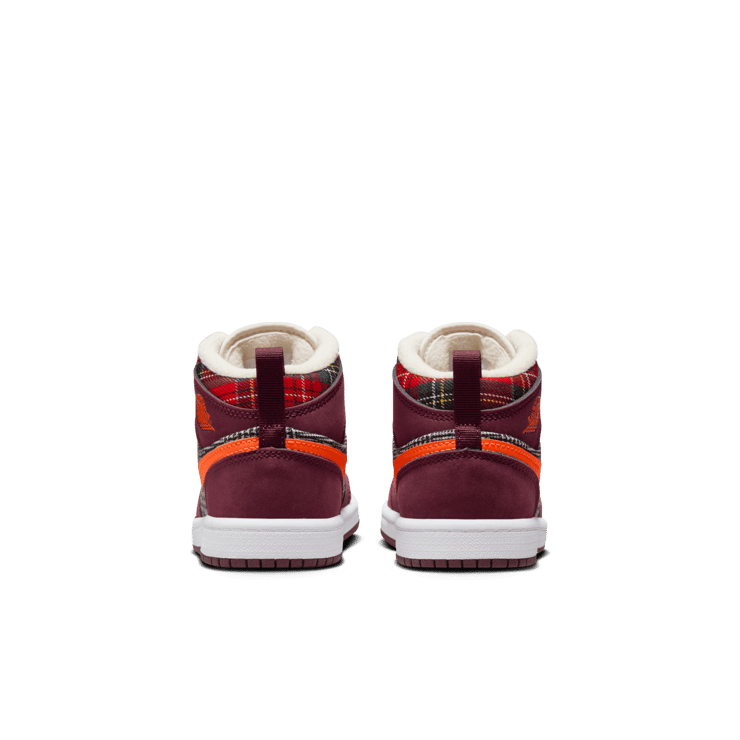 Air Jordan 1 Mid SE PS 'Plaid' Angle 3