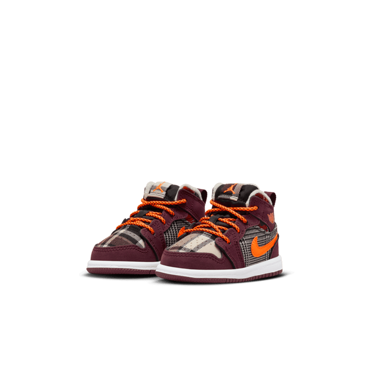 Air Jordan 1 Mid SE TD 'Plaid' Angle 2