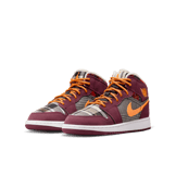 Air Jordan 1 Mid SE GS 'Plaid' Angle 2