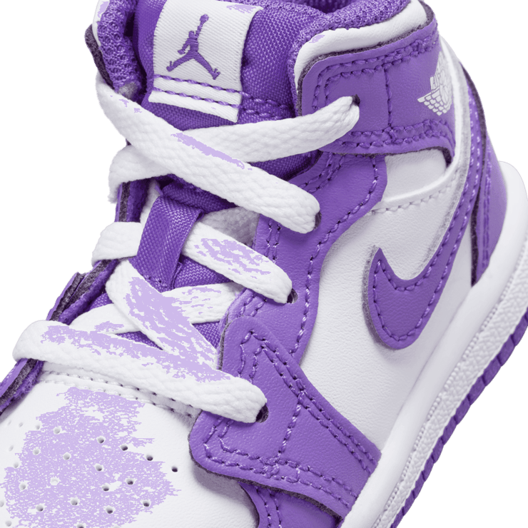 Air Jordan 1 Mid TD 'Purple Venom' Angle 4