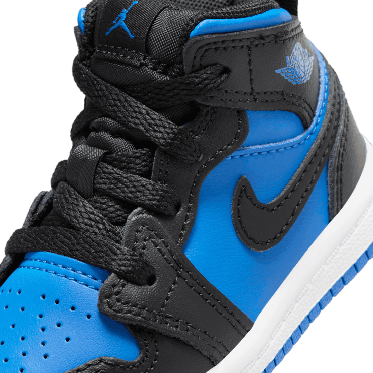 Air Jordan 1 Mid TD 'Black Royal Blue' Angle 4