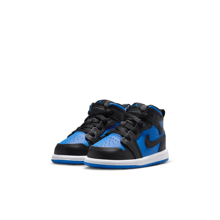 Air Jordan 1 Mid TD 'Black Royal Blue' Angle 2