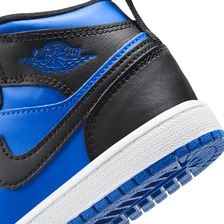 Air Jordan 1 Mid PS 'Black Royal Blue' Angle 5