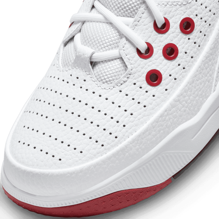 Jordan Max Aura 5 GS 'White Varsity Red' Angle 4