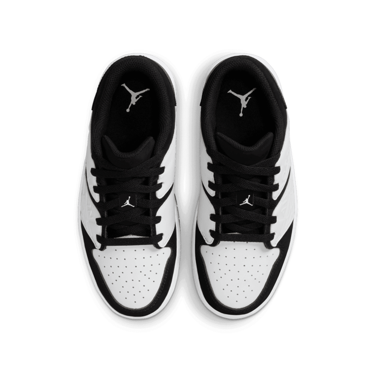 Jordan NU Retro 1 Low GS 'White Black' Angle 1