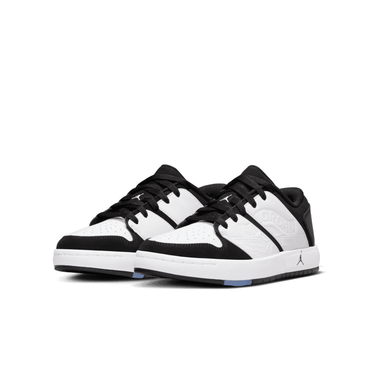 Jordan NU Retro 1 Low GS 'White Black' Angle 2