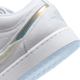 Air Jordan 1 Low SE GS 'Glitter Swoosh' Angle 5