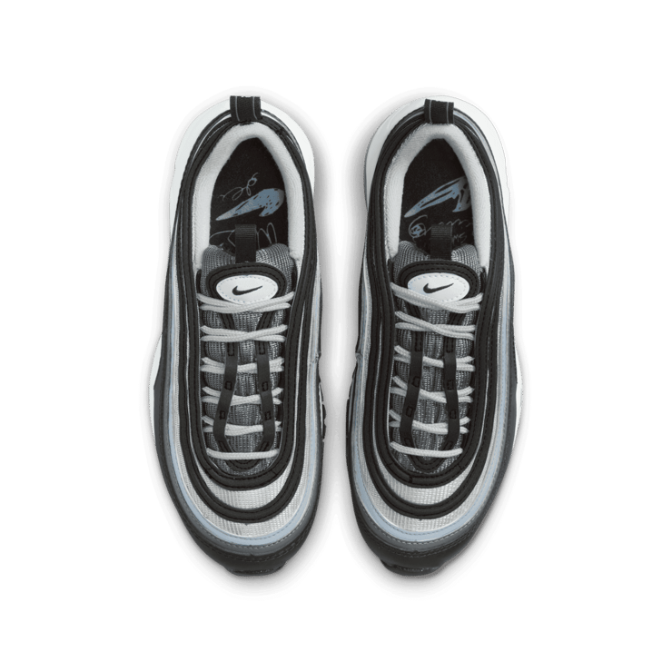 Nike Air Max 97 GS 'Black Iron Grey' Angle 1