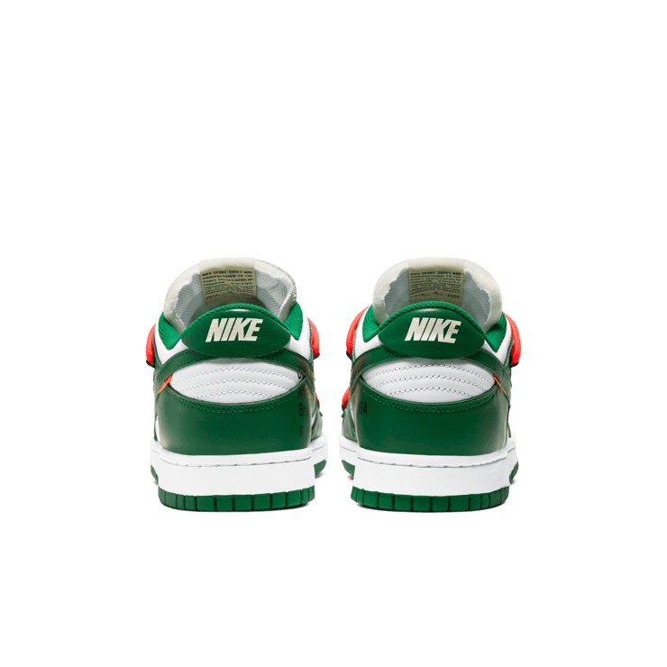 Nike Dunk Low Off-White Pine Green Angle 3