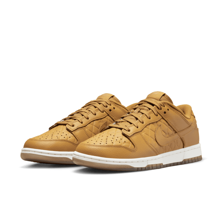 Nike Dunk Low Quilted Wheat (W) Angle 2