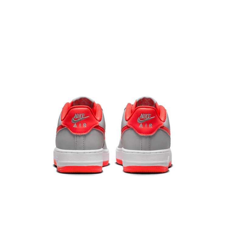 Nike Air Force 1 GS 'Light Smoke Bright Crimson' Angle 2