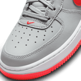 Nike Air Force 1 GS 'Light Smoke Bright Crimson' Angle 3