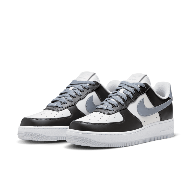 Air Force 1 Low Anniversary Edition White Grey Black Angle 2