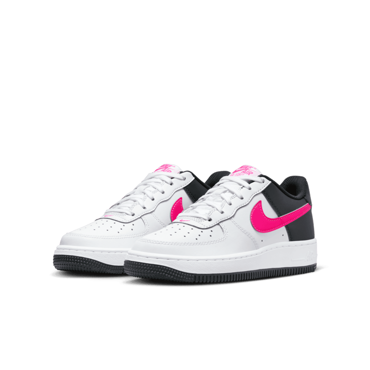 Nike Air Force 1 GS 'White Obsidian Pink' Angle 2