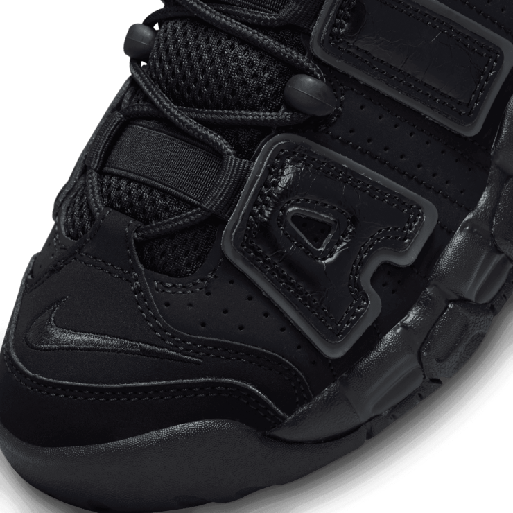 Nike Air More Uptempo GS 'Black Anthracite' Angle 3