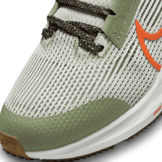 Nike Air Zoom Pegasus 40 GS 'Oil Green Campfire Orange' Angle 4