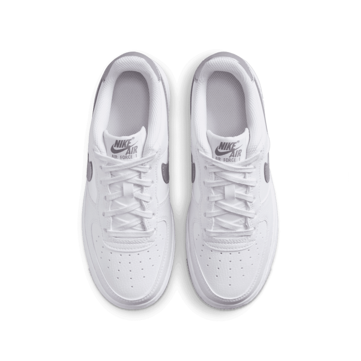 Nike Air Force 1 GS 'White Football Grey' Angle 1