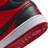 Nike Court Borough Mid 2 GS 'Black University Red' Angle 5