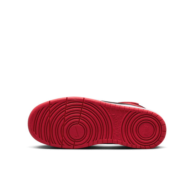Nike Court Borough Mid 2 GS 'Black University Red' Angle 0
