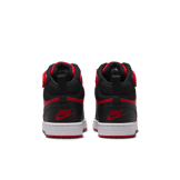 Nike Court Borough Mid 2 GS 'Black University Red' Angle 3