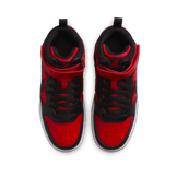 Nike Court Borough Mid 2 GS 'Black University Red' Angle 1