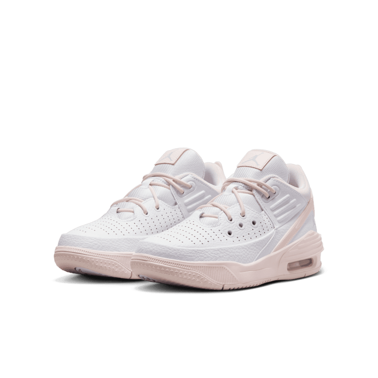 Jordan Max Aura 5 GS 'White Pink Wash' Angle 2