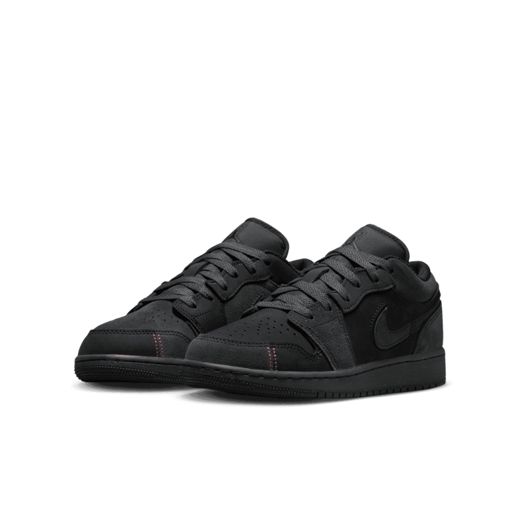 Air Jordan 1 Low SE Craft GS 'Dark Smoke Red' Angle 2