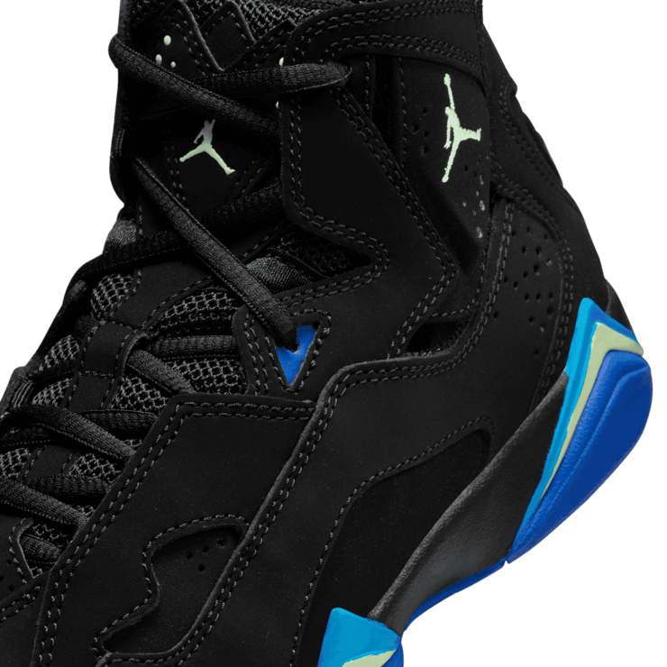 Jordan True Flight GS 'Black Hyper Royal' Angle 4