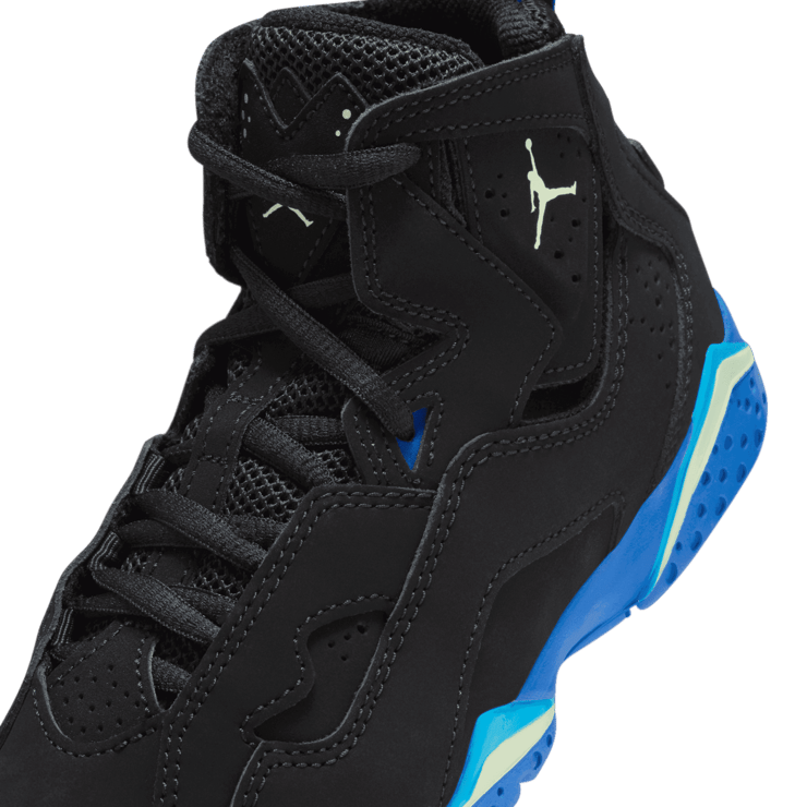 Jordan True Flight PS 'Black Hyper Royal' Angle 4