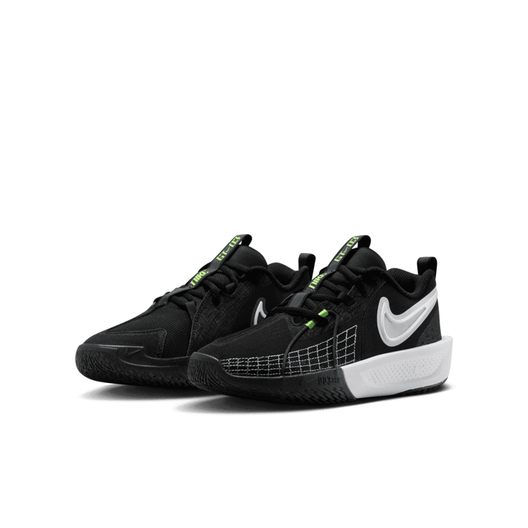 Nike Air Zoom GT Cut 3 GS 'Black White' Angle 1