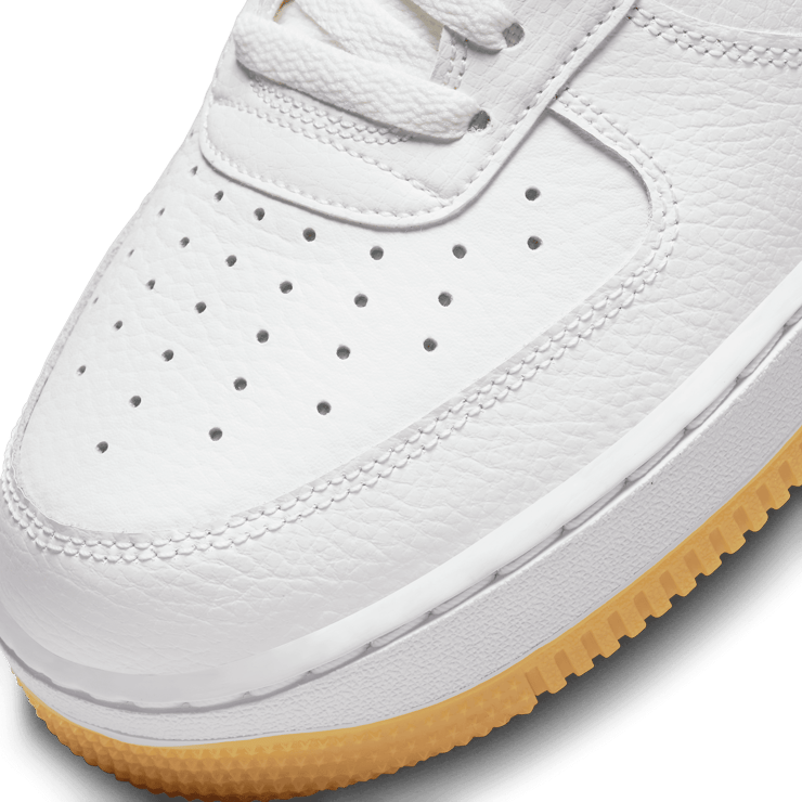 Nike Air Force 1 Low White Yellow Gum Angle 4