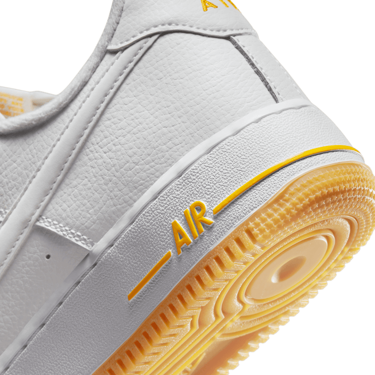 Nike Air Force 1 Low White Yellow Gum Angle 5
