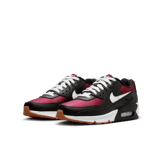Nike Air Max 90 Leather GS 'Black Team Red' Angle 2