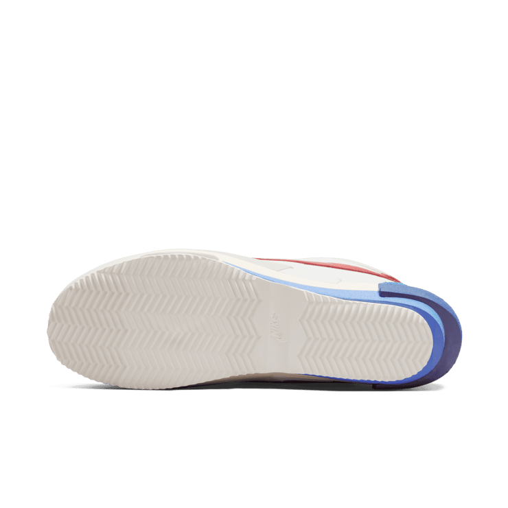 Nike Cortez Sacai White University Red Blue Angle 0