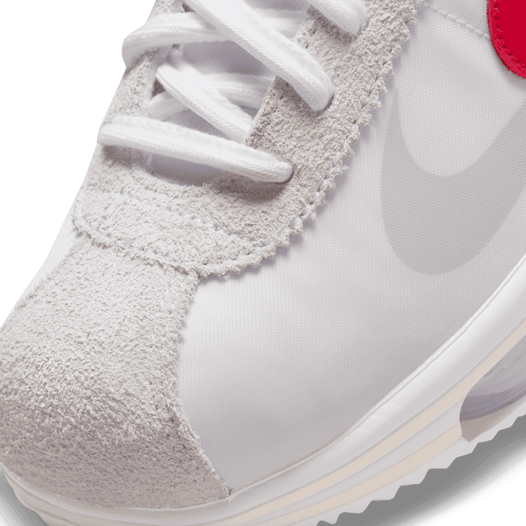 Nike Cortez Sacai White University Red Blue Angle 4
